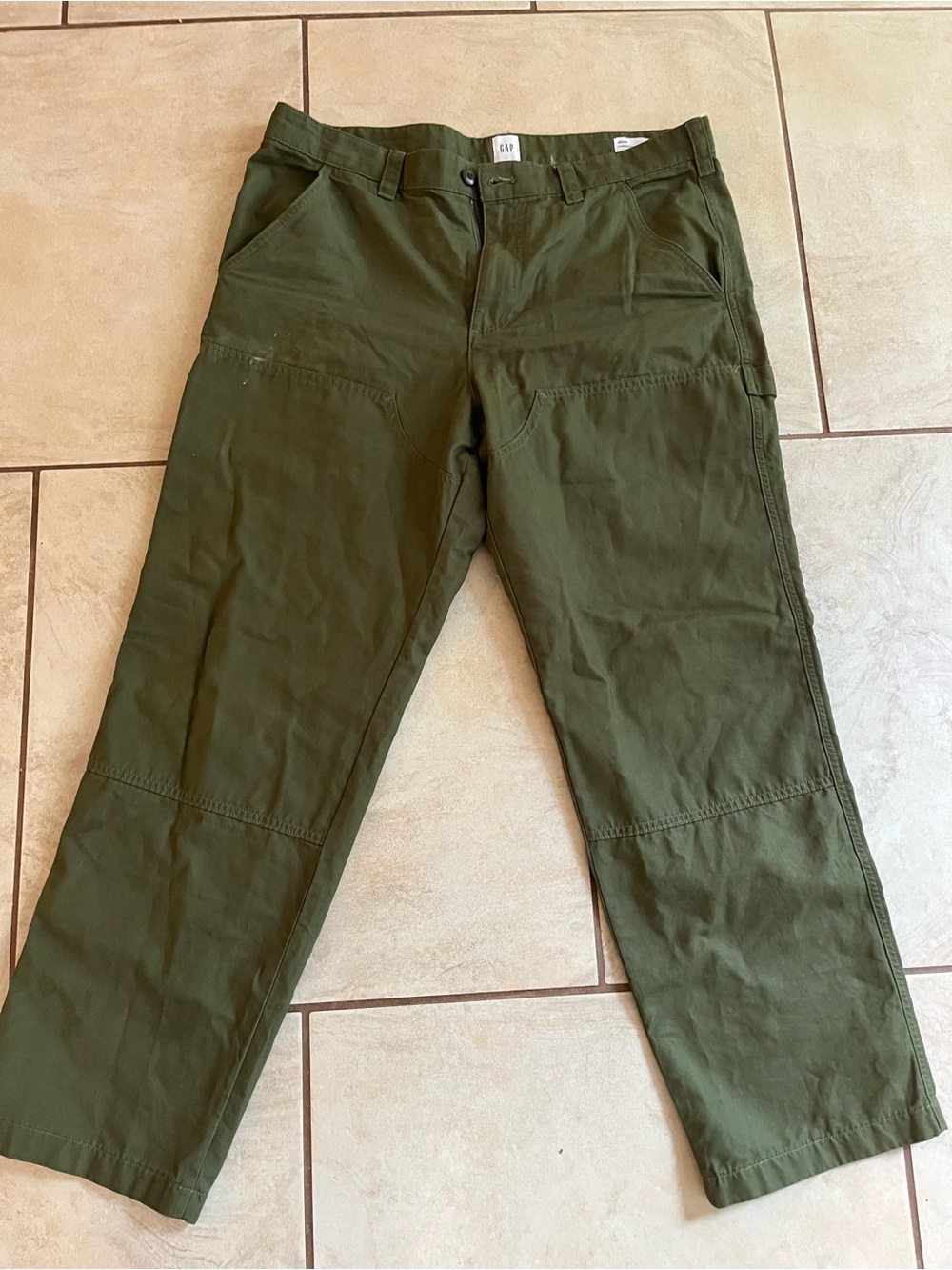 GAP Men's Olive Utility Cargo Pants